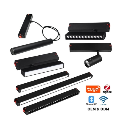 220V 주등이 없는 자기 경로 선형 3000K 10W 20W COB 선데일러