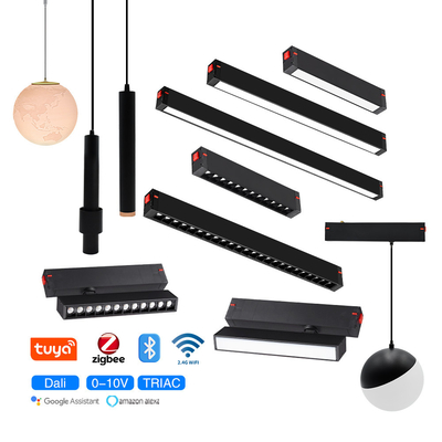 스마트 2.4G12W 20W 30W LED 그릴 라이트 스포트라이트 자기 트랙 라이트