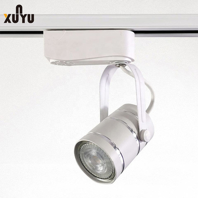 220V Gu10 트랙 라이트는 100 Lm/W 트랙 광 하우징을 고정시킵니다
