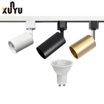 조정할 수 있는 80LM/W Mr16 트랙 라이트는 55*80mm Oem 색을 고정시킵니다