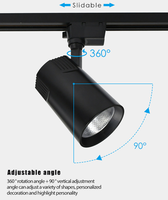 상점에게 입히기 위한 따뜻한 백색 LED 트랙 스포트라이트 220-240V