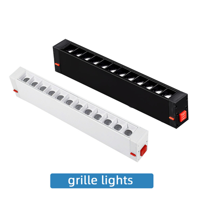 9w 18w LED 자석 궤도 빛 Frameless는 거실을 위한 석쇠 램프를 중단했습니다