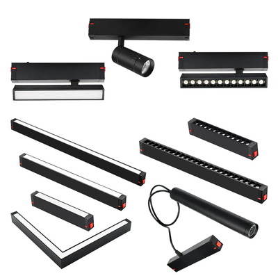 18W 27W 지능형 디밍 컬러 LED 자기 트랙 스포트라이트 침실 거실